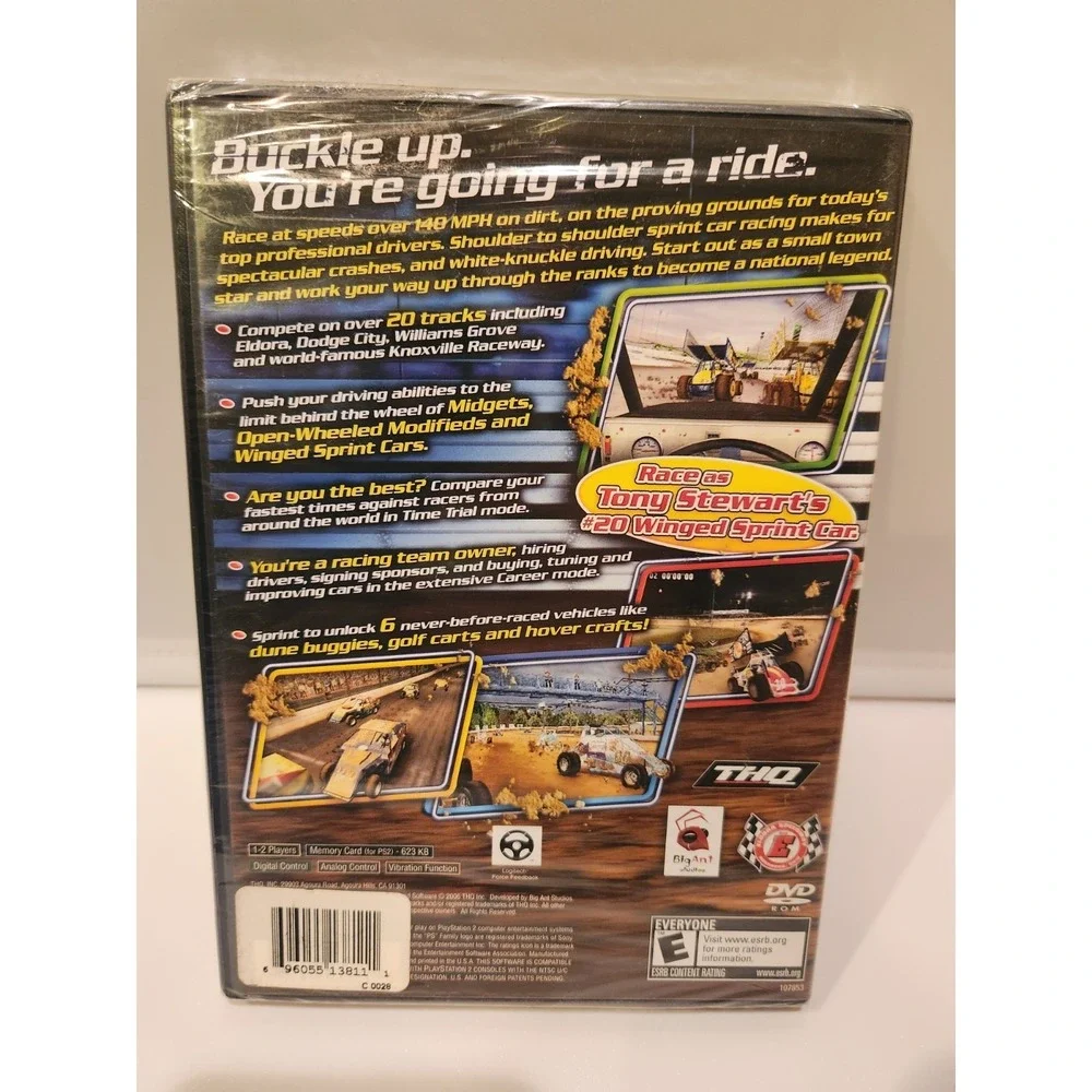 NEW Sprint Cars: Road to Knoxville Sony PlayStation 2 ps2 - Factory SEALED